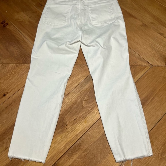 Talbots Flawless Women's Bright White Slim Ankle Curvy jeans size 12 - Picture 8 of 11